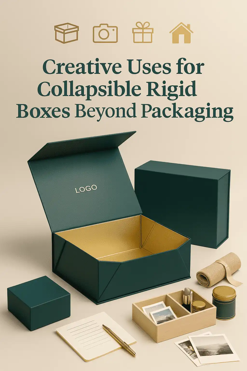 Creative Uses for Collapsible Rigid Boxes Beyond Packaging